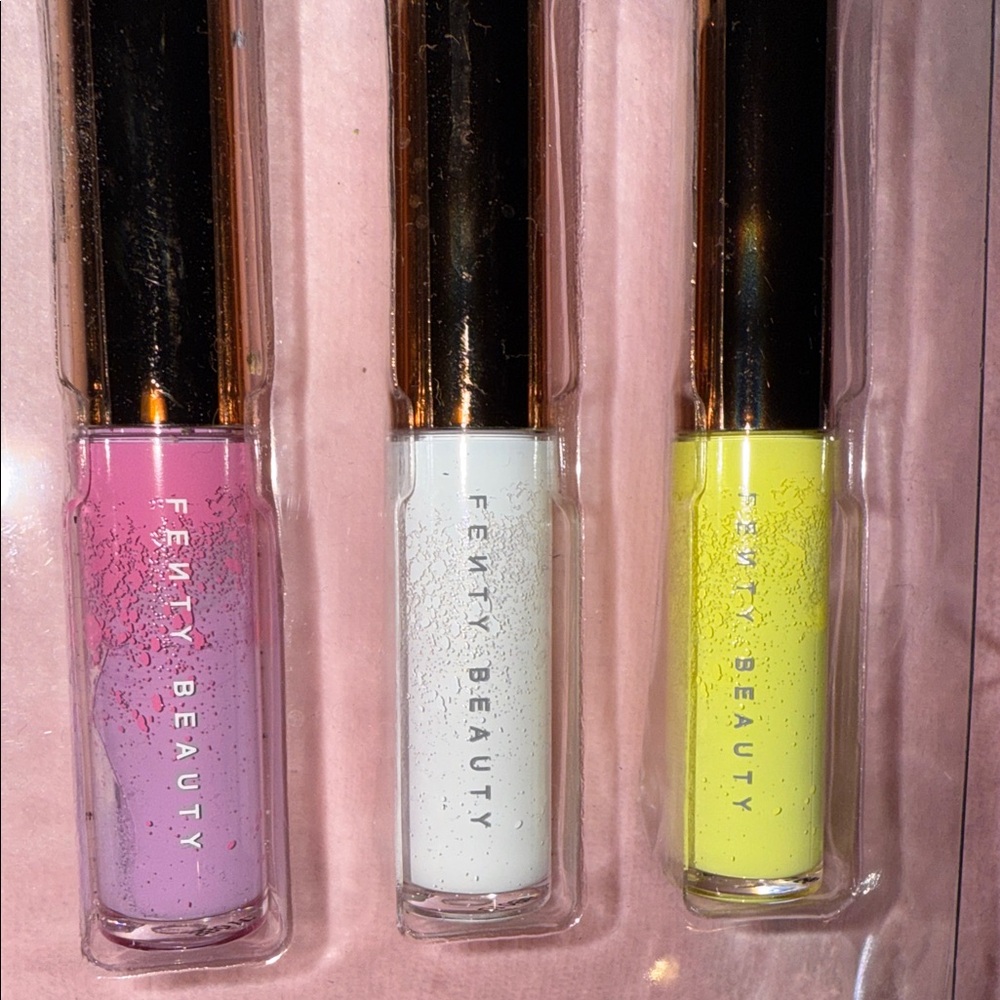 Fenty Beauty liquid Eyeliner  Trio - Neon Pink, Bold White, Electric Yellow